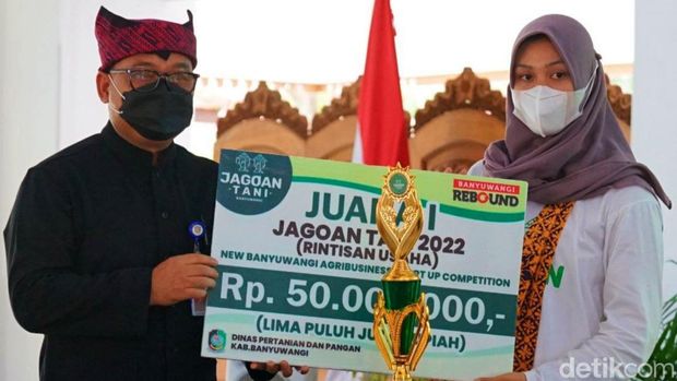 Para peserta Jagoan Tani Banyuwangi