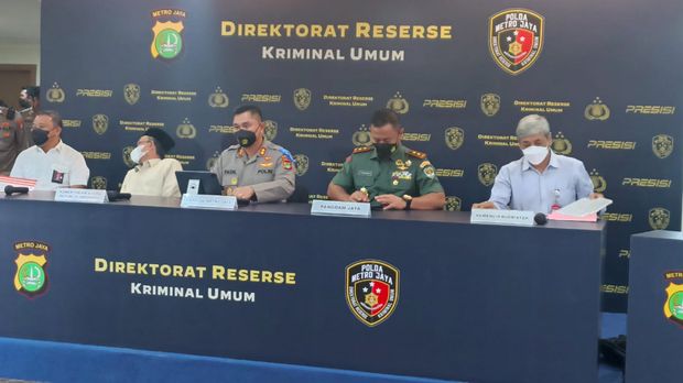 Polda Metro Jaya menggelar rilis khilafatul muslimin