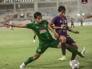 Babak Pertama, PSS Sleman Unggul 1-0 Atas Persita Tangerang