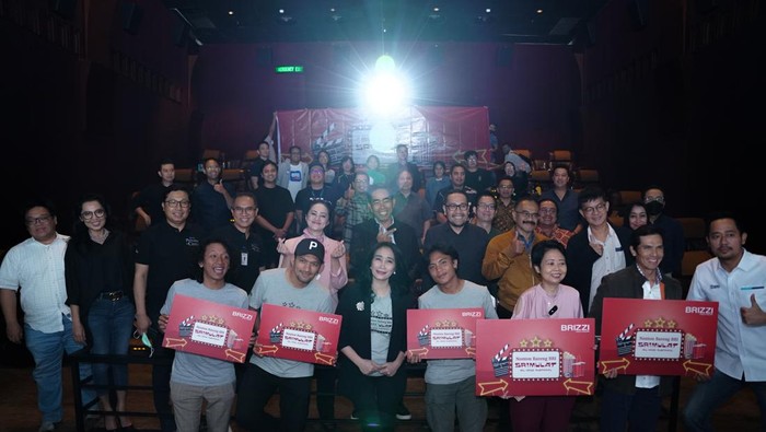 PT Bank Rakyat Indonesia (BRI) mengundang partner dan mitra strategis BRI untuk Nonton Bersama (Nobar) film Srimulat Hil yang Mustahal di Plaza Senayan