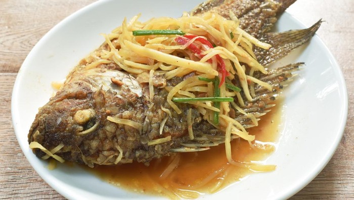 Resep Ikan Goreng Saus Mangga Muda
