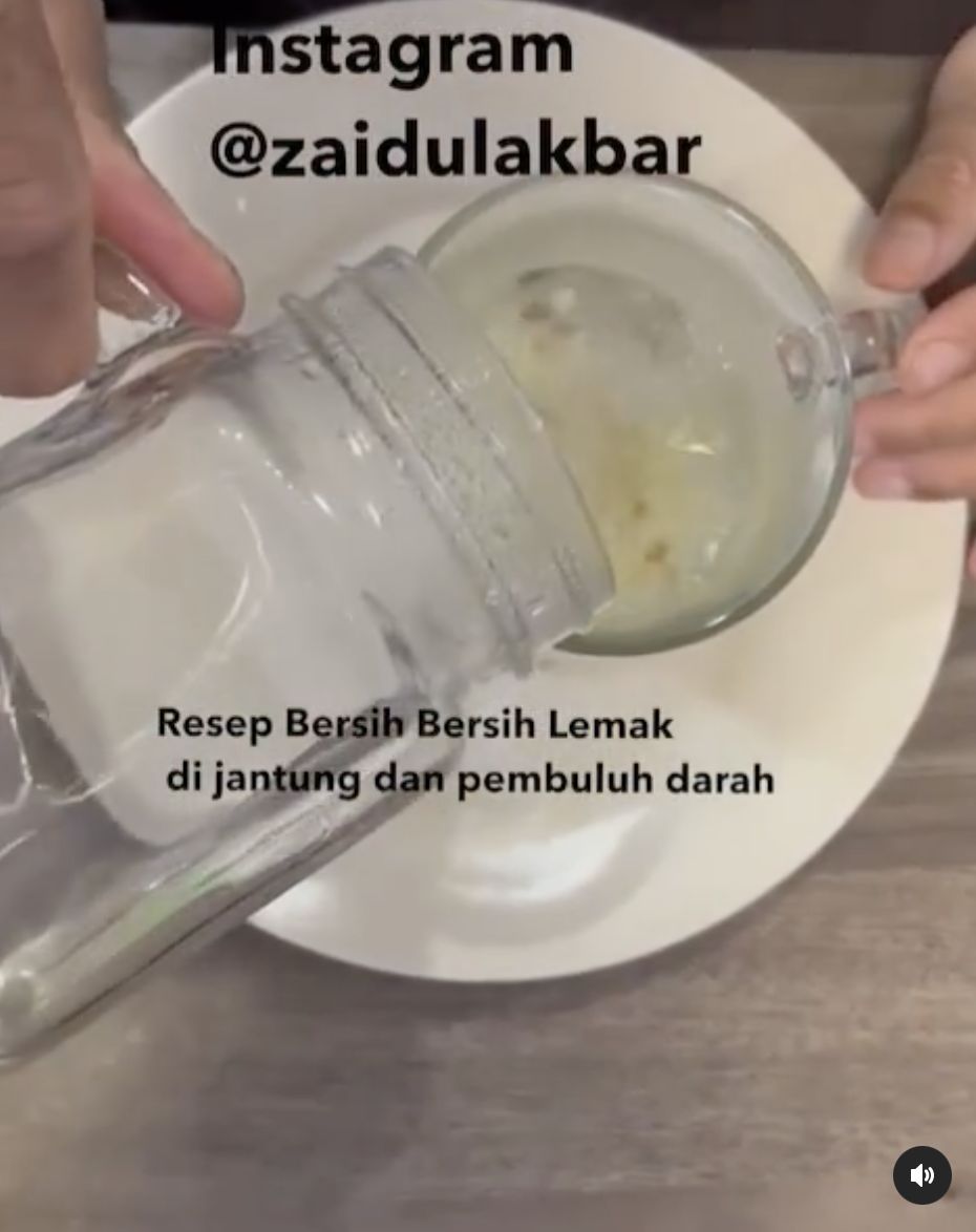 Resep Minuman Pembersih Lemak di Jantung ala dr. Zaidul Akbar