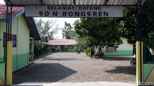 SDN Bongsren, Kalurahan Gilangharjo, Kapanewon Pandak, Bantul.
