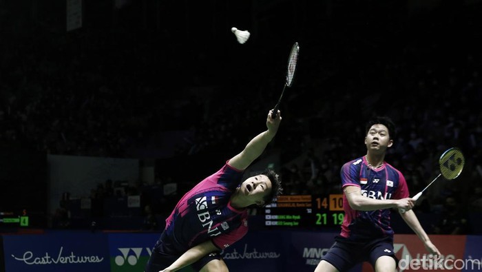 The Minions Terhenti di Babak Kedua Indonesia Open 2022 Kevin Sanjaya Sukamuljo/Marcus Fernaldi Gideon tersingkir di babak kedua Indonesia Open 2022. The Minions ditumbangkan Kang Min Hyuk/Seo Seung Jae.