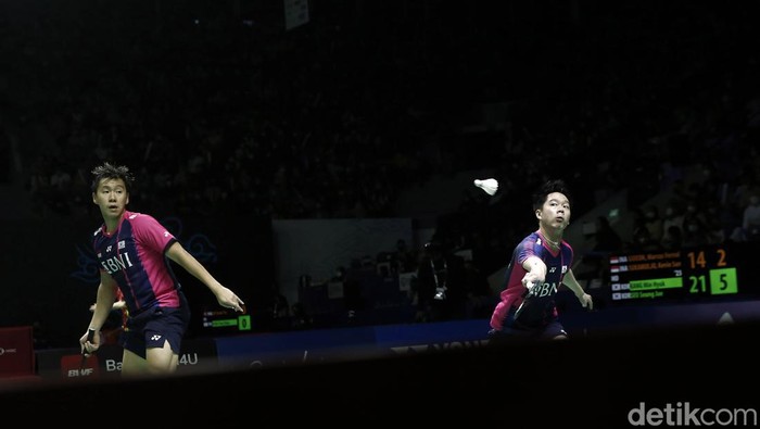 The Minions Terhenti di Babak Kedua Indonesia Open 2022 Kevin Sanjaya Sukamuljo/Marcus Fernaldi Gideon tersingkir di babak kedua Indonesia Open 2022. The Minions ditumbangkan Kang Min Hyuk/Seo Seung Jae.