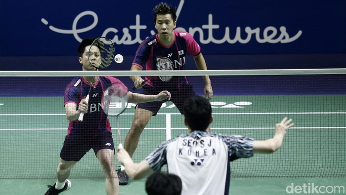 The Minions Terhenti di Babak Kedua Indonesia Open 2022 Kevin Sanjaya Sukamuljo/Marcus Fernaldi Gideon tersingkir di babak kedua Indonesia Open 2022. The Minions ditumbangkan Kang Min Hyuk/Seo Seung Jae.