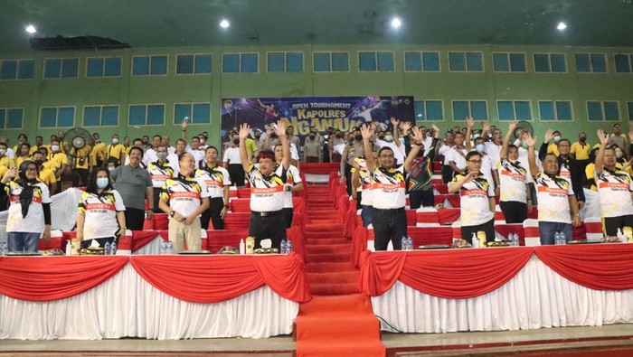 Warga Nganjuk Bangkit Dari Pandemi Di HUT Bhayangkara