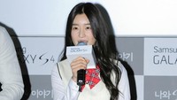 Kala itu, Seo Yea Ji main sebuah drama untuk promo ponsel Samsung bersama Jo Seung Hyun. (Foto: Multi-Bits via Getty Images/The Chosunilbo JNS) 