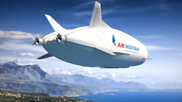 Air Nostrum sudah memesan 10 Airlander 10 yang rencananya akan dikirim pada tahun 2026. Pesawat ini istimewa dengan dapat menampung hingga 100 penumpang, namun kecepatan maksimumnya hanya 80 m per jam. (Hybrid Air Vehicles)