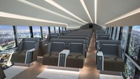 Interiornya bereda dengan kabin pesawat biasa dengan konfigurasi 1-2-1. Beberapa kursi saling berhadapan. (Hybrid Air Vehicles)