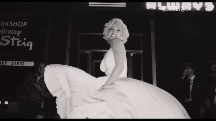 Ana de Armas sebagai Marilyn Monroe Ana de Armas sebagai Marilyn Monroe