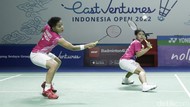Apri/Fadia Gugur di Perempatfinal Indonesia Open 2022