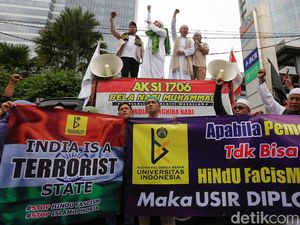 PA 212 Demo Kedubes India: Ngontrak Aja Belagu