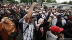 Foto-foto Ini Rekam Protes Penghinaan Nabi Muhammad di Kedubes India