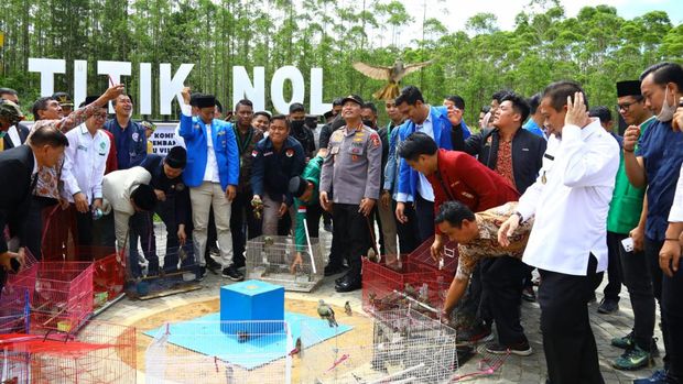 Kapolri Jenderal Listyo Sigit Prabowo di acara Hari Bakti Kesehatan di Titik 0 Km IKN (Foto: dok Polri)