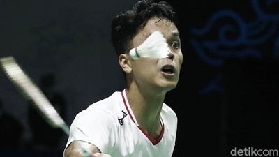 Kerja Keras Ginting Dibendung Axelsen di Perempatfinal