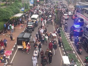 Demo FPI-PA 212 Bubar, Lalin Depan Kedubes India Kembali Normal