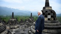 Pemerintah Jerman memberikan bantuan peralatan untuk membuat mortar dan monitoring drainase Candi Borobudur.  