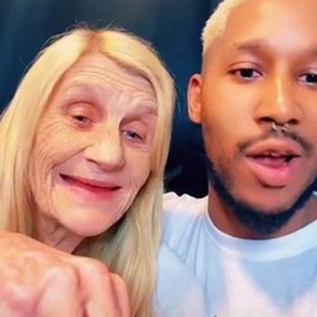 Pasangan beda usia viral, Gran Cheryl dan Qaran McCain.