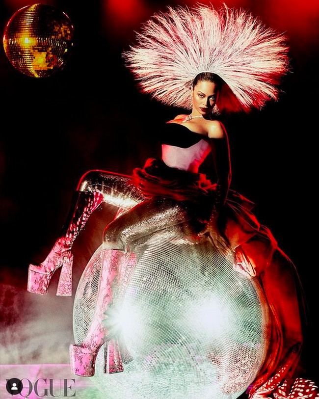 Dalam wawancara dengan Pemimpin Redaksi Vogue Inggris Edward Enninful, Beyonce memberikan bocoran tentang album terbarunya. Ia pun mengumumkan akun merilis album bertajuk ‘Renaissance’ tersebut pada 29 Juli mendatang. (Foto: British Vogue/Rafael Pavarotti)