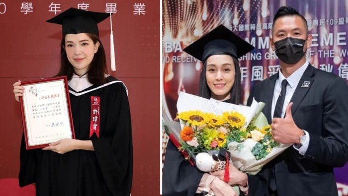 Tiffany Ann Hsu dan Christine Fan lulus S2.