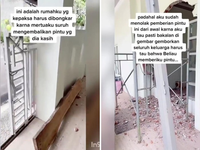 Unggahan viral menantu curhat mertua minta pintu rumah dikembalikan jadi sorotan warganet.