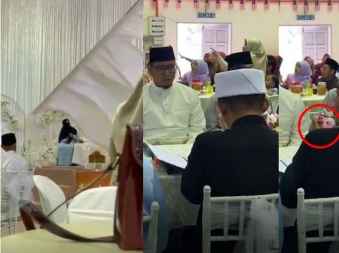 Acara pernikahan viral di media sosial. Acara pernikahan viral di media sosial.