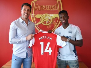Arsenal Perpanjang Kontrak Eddie Nketiah