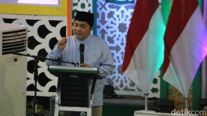Erick Thohir saat berada di Jombang