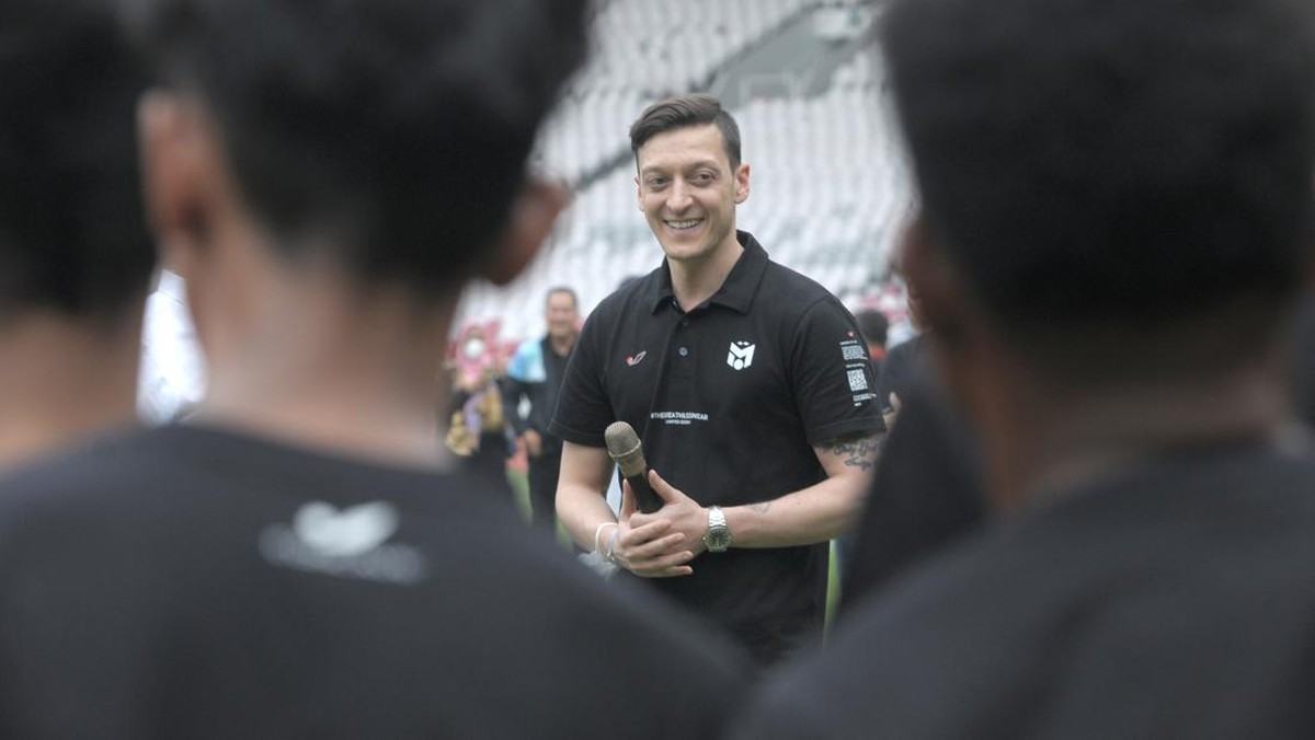 Mesut Oezil gabung dengan partai Recep Tayyip Erdogan. (Foto: Anadolu Agency via Getty Images/Anadolu Agency)