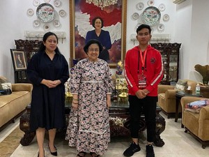 Momen Gibran Silaturahmi ke Megawati Ditemani Puan