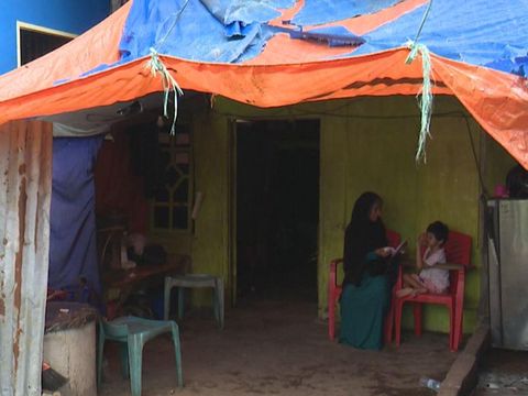 Penampakan rumah Muh Ilham Al Qadry Jumakking (9), bocah penjual gulali asal Makassar, Sulsel.