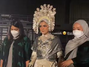 Penampilan Elegan Sivia Azizah di Hari Pernikahan