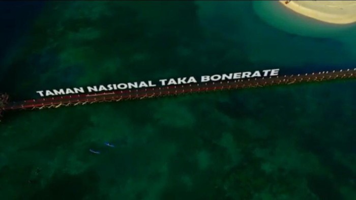 Taman Nasional Taka Bonerate di Kepulauan Selayar, Sulawesi Selatan  (Dok. Istimewa).