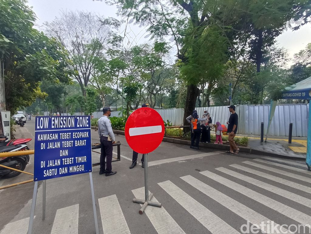 Tebet Eco Park, Sabtu 18 Juni 2022, pukul 10.00 WIB. (Wildan Noviansah/detikcom)