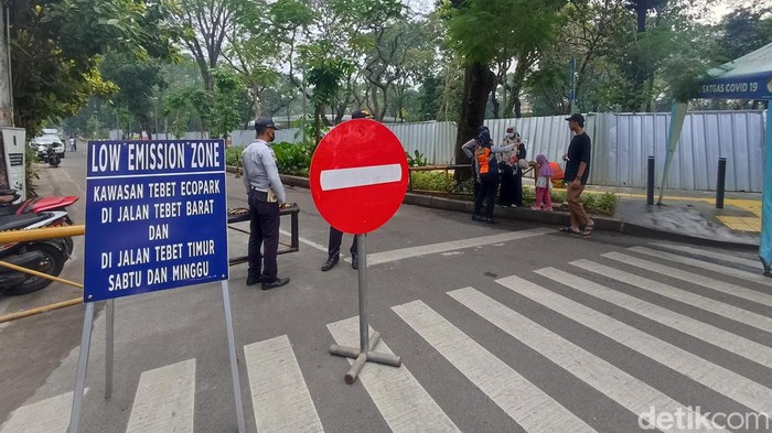 Tebet Eco Park, Sabtu 18 Juni 2022, pukul 10.00 WIB. (Wildan Noviansah/detikcom)