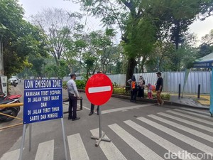 Uji Coba Zona Rendah Emisi, Dishub Tutup 2 Jalan Sekitar Tebet Eco Park