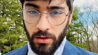 Wajahnya tampak berewokan dan membuat Zayn Malik lebih sangar.  Foto: @zaynmalik/ Instagram