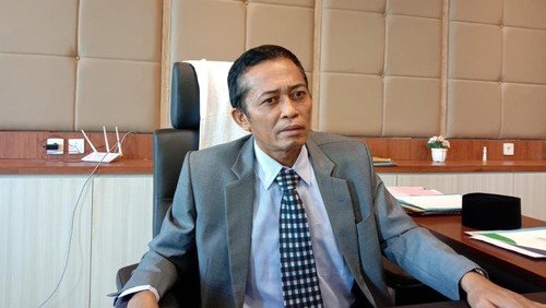 Bupati Lombok Tengah Lalu Pathul Bahri saat ditemui di kantor Bupati Lombok Tengah, Jalan Raya Puyung, Praya.