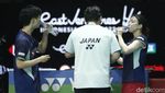 Ekspresi Kemenangan Ganda Campuran China Juarai Indonesia Open 2022