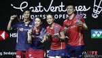 Ekspresi Kemenangan Ganda Campuran China Juarai Indonesia Open 2022