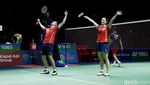 Ekspresi Kemenangan Ganda Campuran China Juarai Indonesia Open 2022