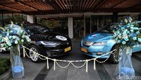 Mobil listrik tersebut dipamerkan dalam rangka mengkampanyekan energi bersih, sehat dan terbarukan dengan mobil listrik.
