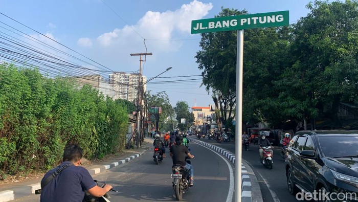 Jalan Bang Pitung (Mulia Budi/detikcom)