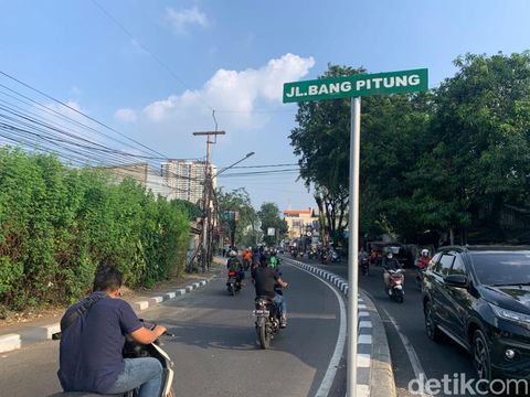 Jalan Bang Pitung (Mulia Budi/detikcom)