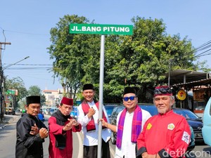 Bang Pitung Diabadikan Jadi Nama Jalan di Kebayoran Lama Jaksel