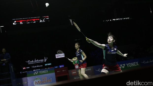All Japan Final tersaji di sektor ganda putri dalam laga pamungkas Indonesia Open 2022. Nami/Chiharu menjadi juara usai kalahkan Yuki/Sayaka.