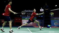 Dalam pertandingan di Istora Gelora Bung Karno, Senayan, Minggu (19/6/2022) sore WIB, Liu/Ou menang 21-17, 23-21 atas Choi/Kim.