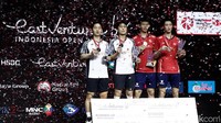 Liu Yu Chen/Ou Xuan Yi meraih gelar juara ganda putra Indonesia Open 2022.