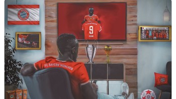 Episode baru untuk Mane akan dimulai. Selamat datang di FC Bayern, Sadio Mane, tulis fans Bayern ini. Foto: Instagram